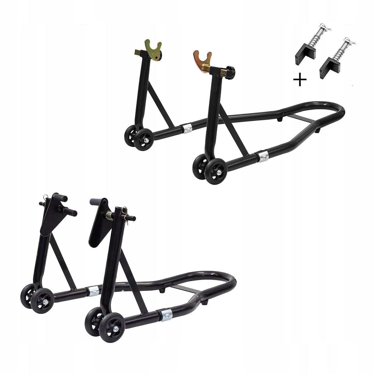 Biketec Pro Sada Zdvihákov Stojanov Na Motocykle (predná/zadná Časť) Typ-v