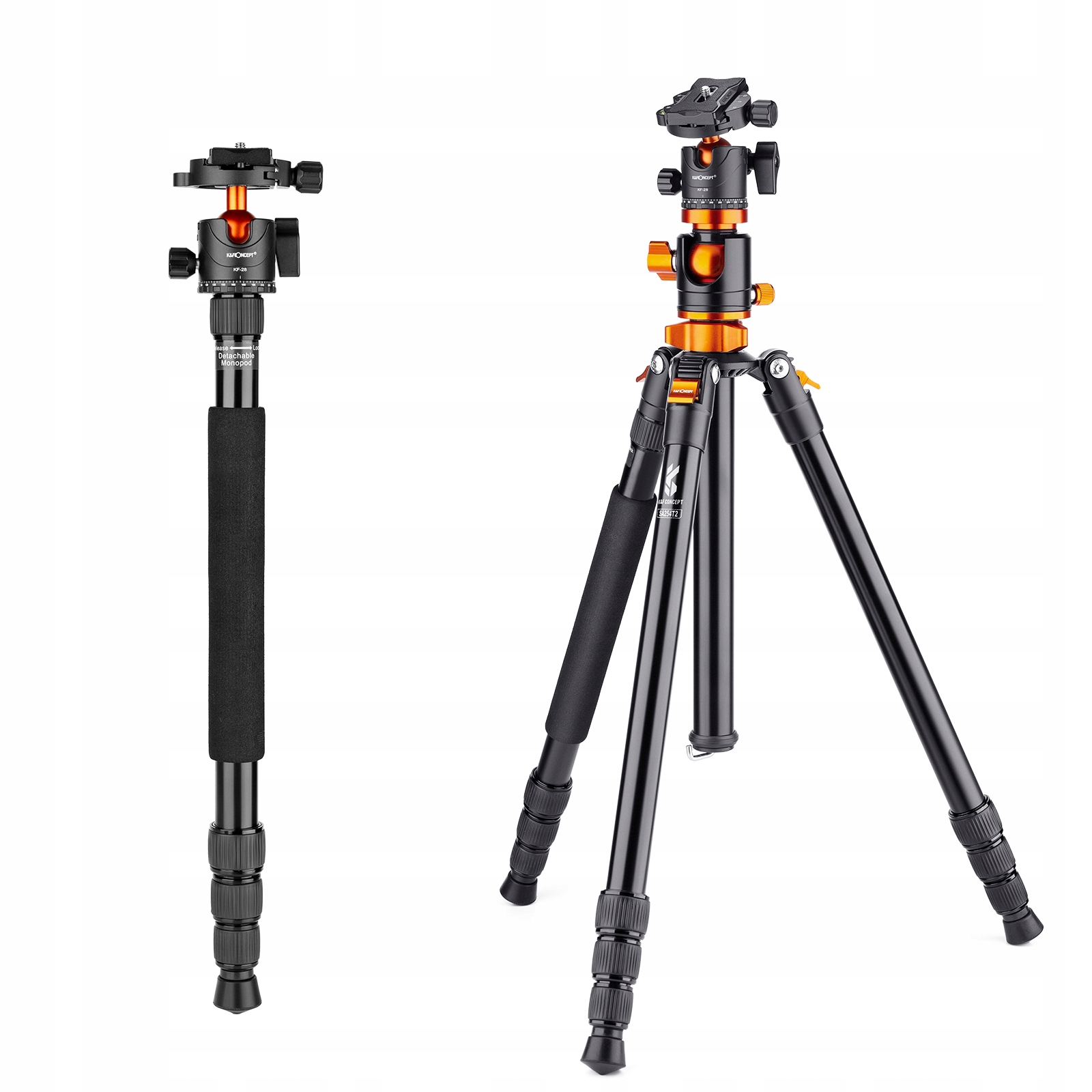 STATYW K&F ALU/MAG 185CM T254A4 SA254T2 TRIPOD NOWOŚĆ KF09.090 Model SA254T2