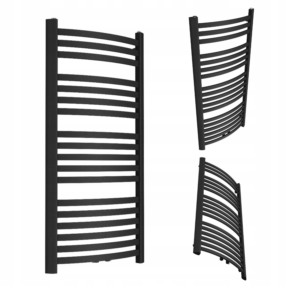 Kúpeľňový Radiátor Mei-m 500/470 Čierny, Štruktúra