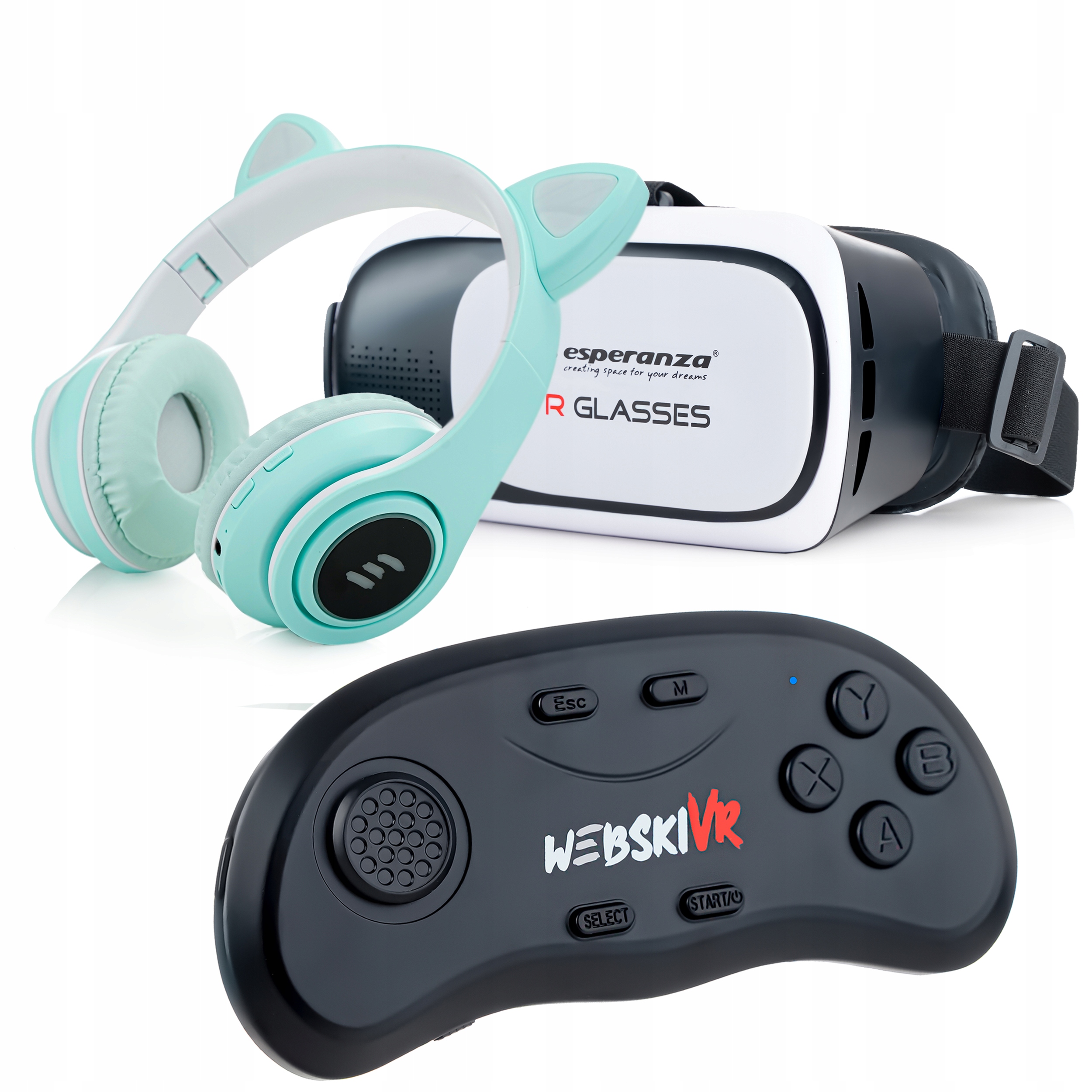 WIRTUALNA RZECZYWISTOŚĆ GOGLE 3D OKULARY VR PILOT