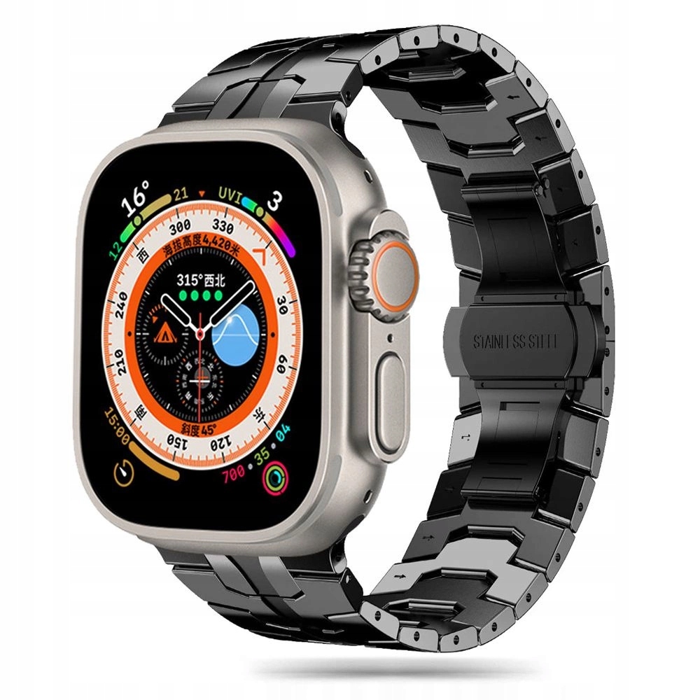 Bransoleta Tech-Protect Stainless Line na Apple Watch 4 5 6 7 8 9