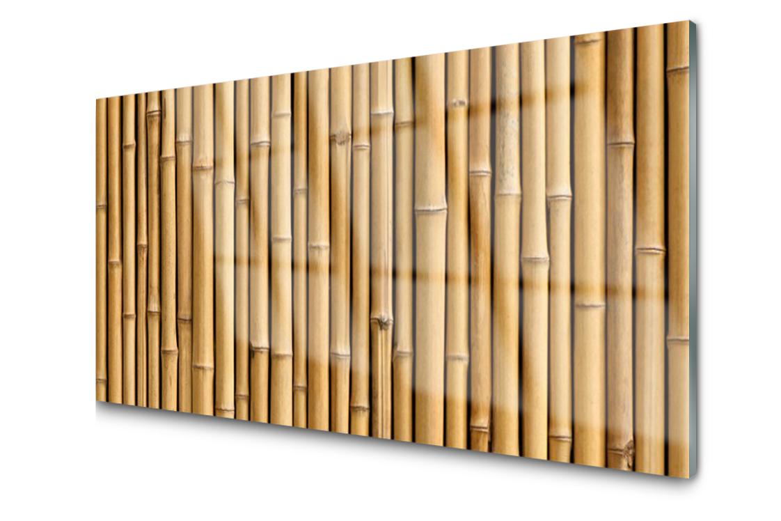 

Panel szklany Płytka Bambus Roślina 120x60 + Klej
