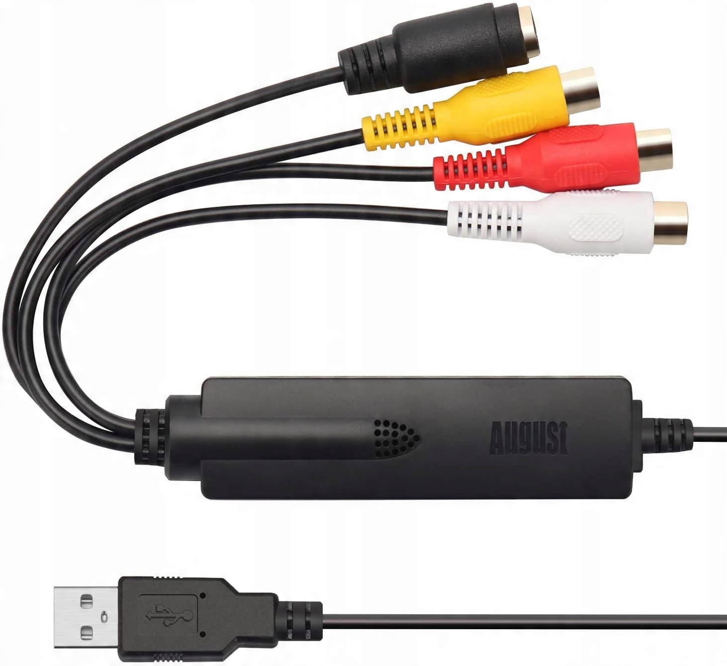 

August VGB350 Video Grabber Usb zgrywaj Vhs na Pc