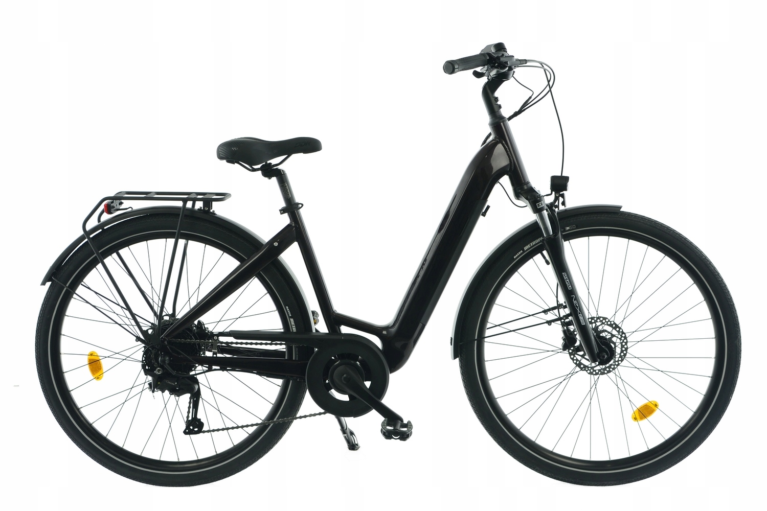 Rower Elektryczny E-Bike 28 KANDS ASPEN WYGODNY TREKKING ASPEN bordowy