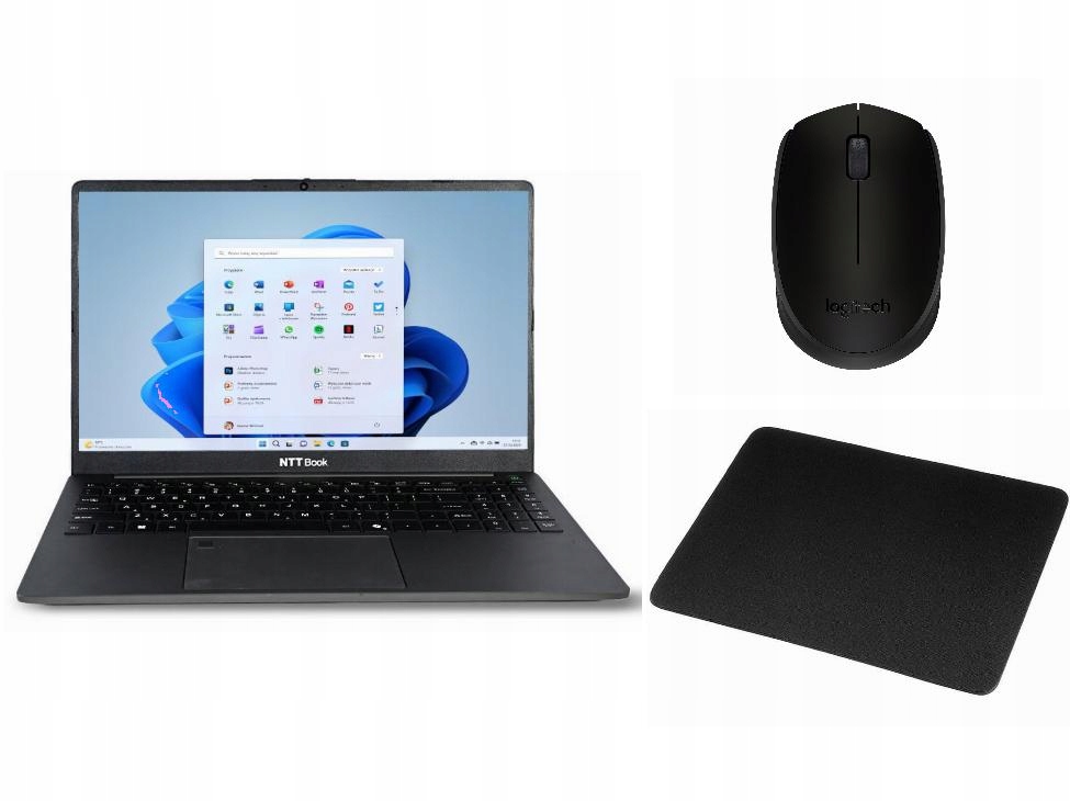 Laptop Ntt Windows 11 Home Intel Core i7 Stylowa Myszka Podkładka