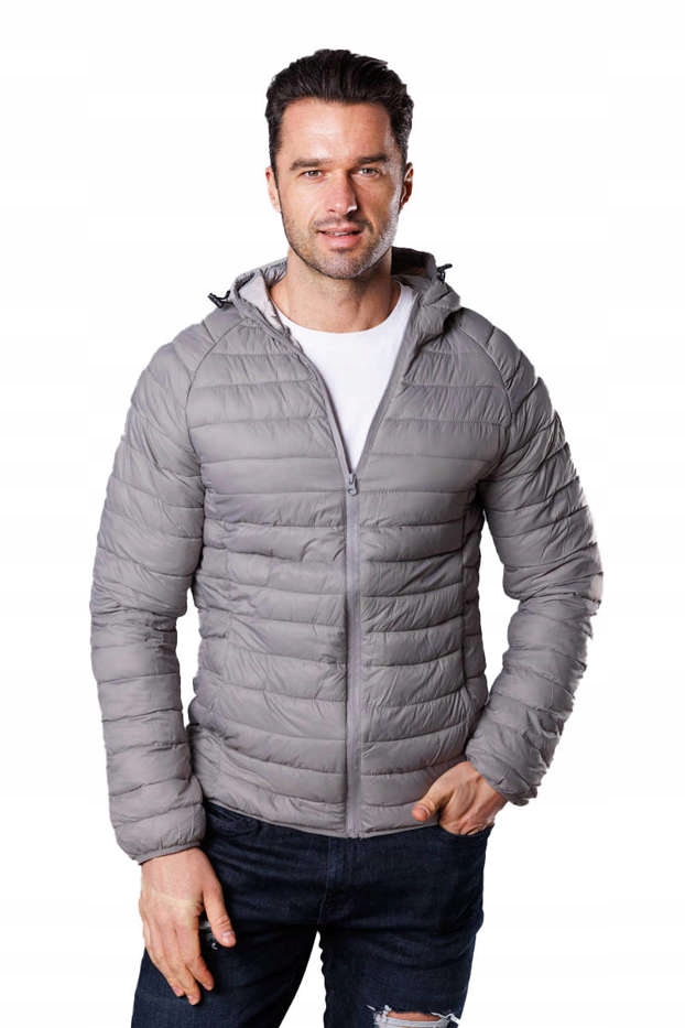 Pánská Bunda Kapuce HM112 Šedá XL
