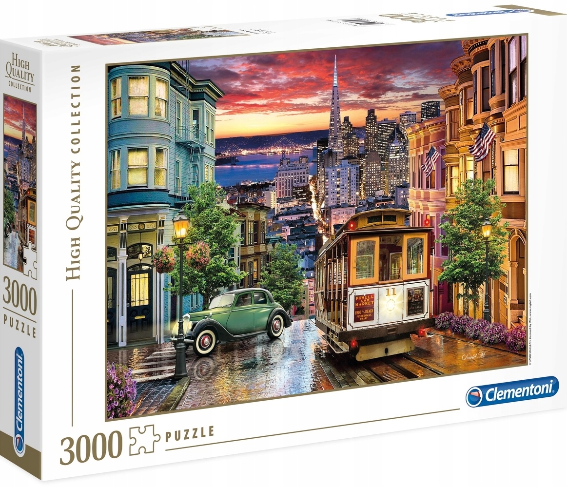 

Puzzle 3000 el. San Francisco Widok Clementoni