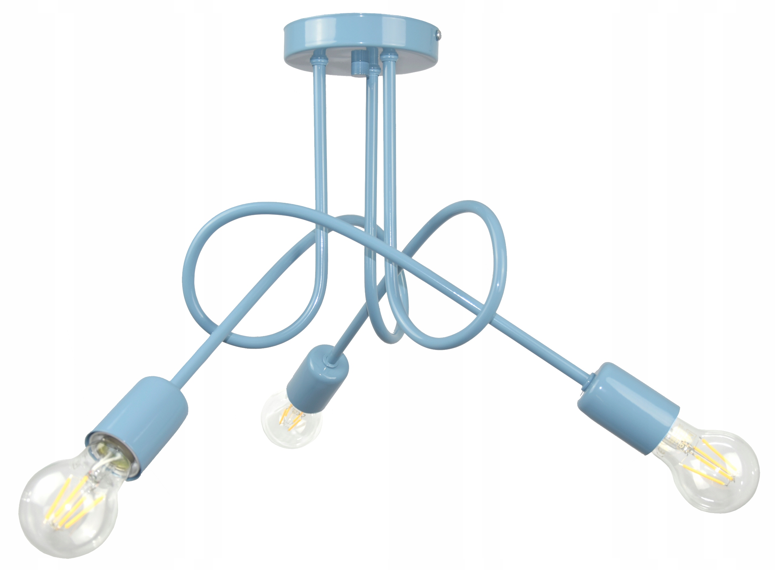 ПОТОЛОЧНЫЙ СВЕТИЛЬНИК LOFT ПАСТЕЛЬ СИНИЙ ПОД СВЕТОДИОДНЫЕ