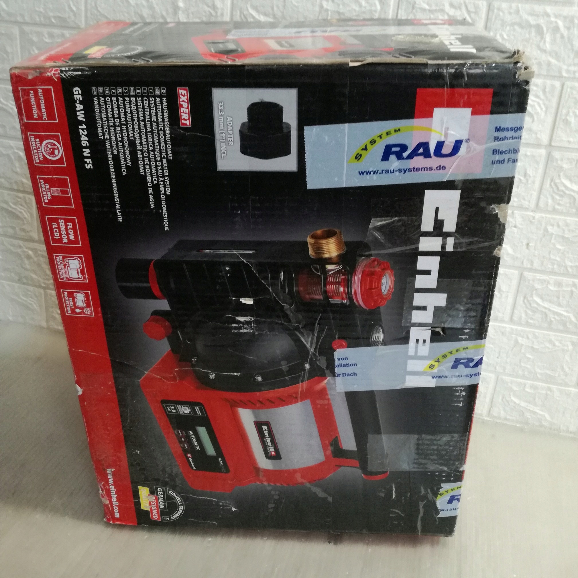 F7 Einhell GE-AW 1246 N FS Pompa powierzchniowa (GE-AW 1246 N FS