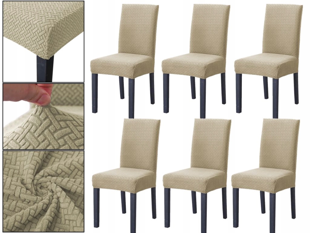 

Pokrowiec Na Krzesło Elastyc. Seria Elegance 6 szt