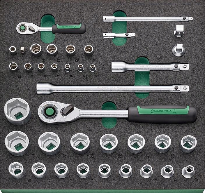 Nástrojový modul 2/3 Vymeniteľné koncovky 1/4 1/2" TCS1 821/38 Stahlwille