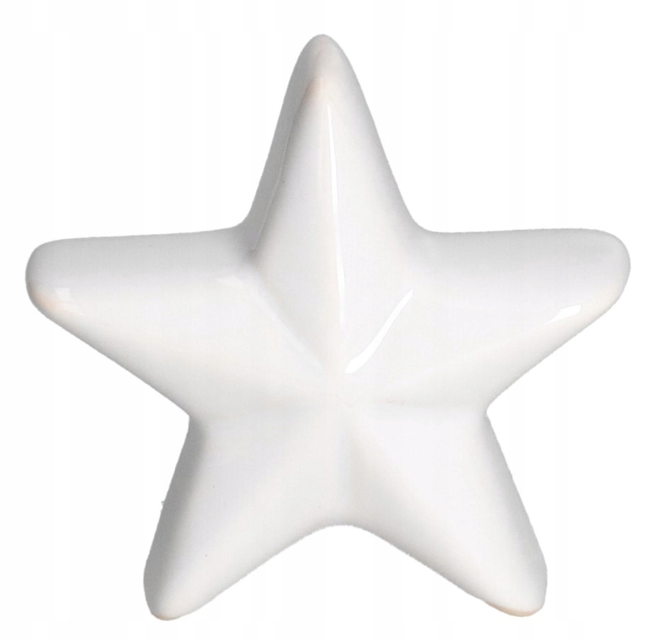 

Gwiazdka Gwiazda Ceramiczna Biała Do Stroika 8 CM
