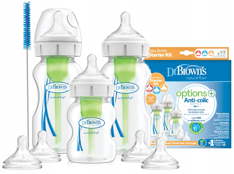 

Dr Brown's Options+ Zestaw Start 3xBUTELKA 7xSMOCZ