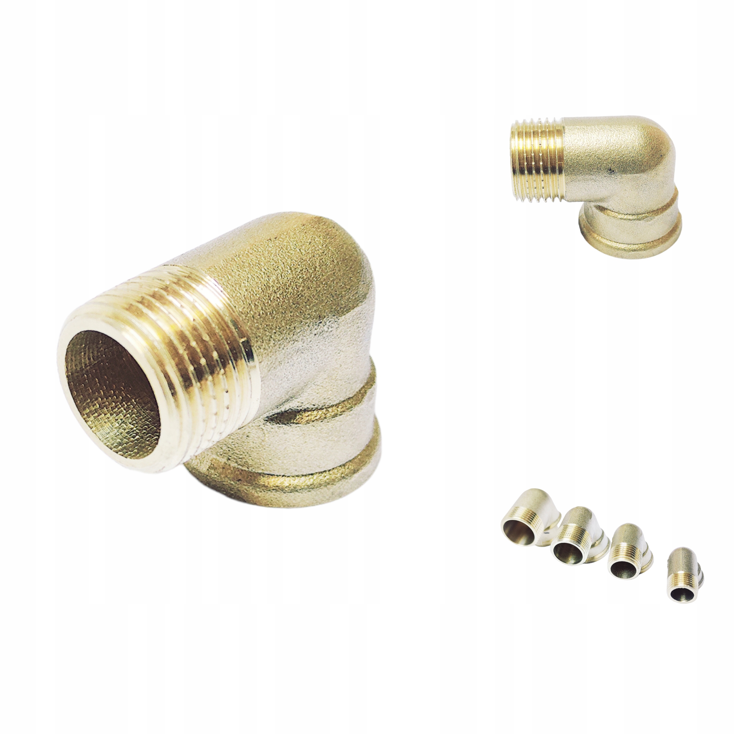 

Kolano Mosiężne 3/4" Wz Nyplowe Gw Gz 3/4 Cal