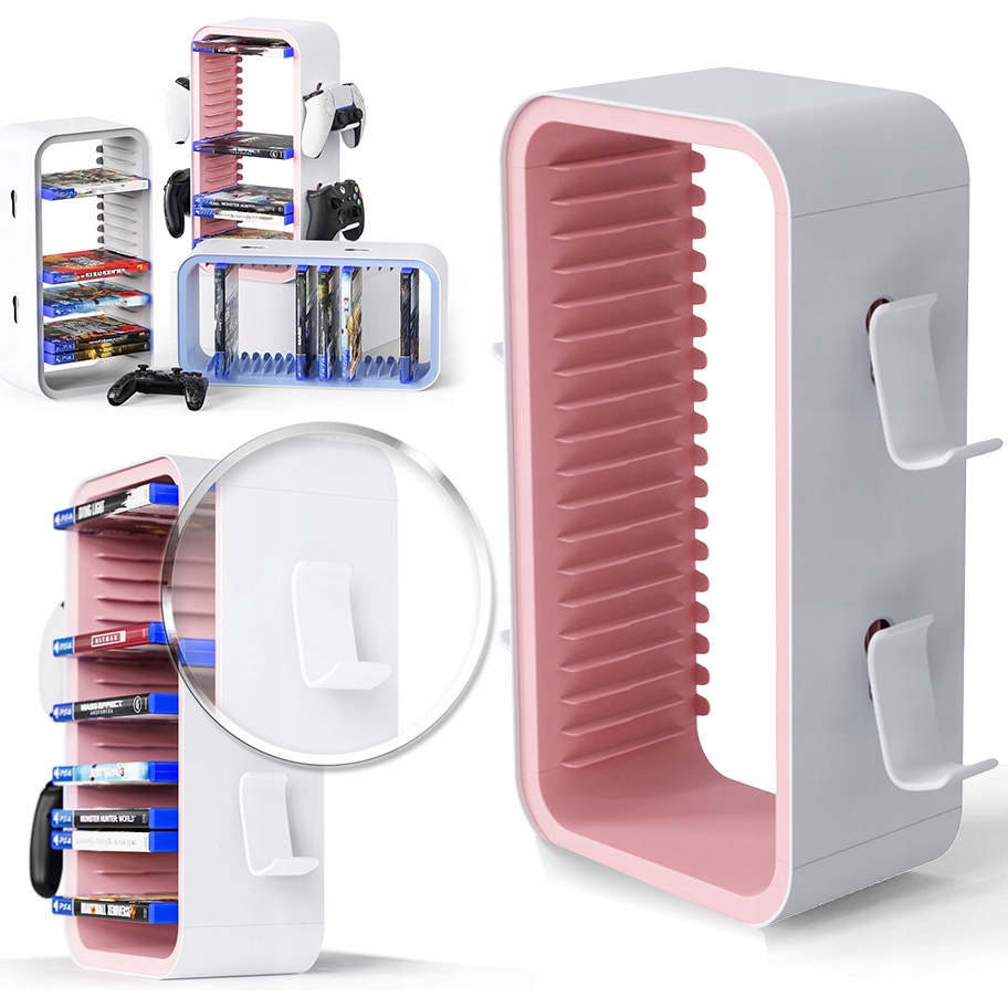 Stojak na gry i kontrolery Nintendo Switch PS4 PS5 Xbox One Xbox Series X/s