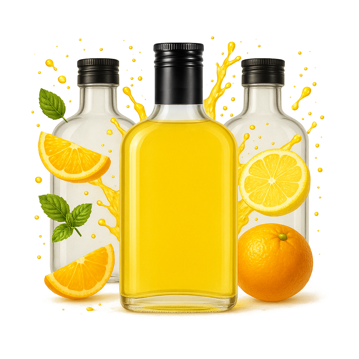 50x láhev Placatka 200 ml šroubovací víčko na Bimber Likéry Vodku svatba