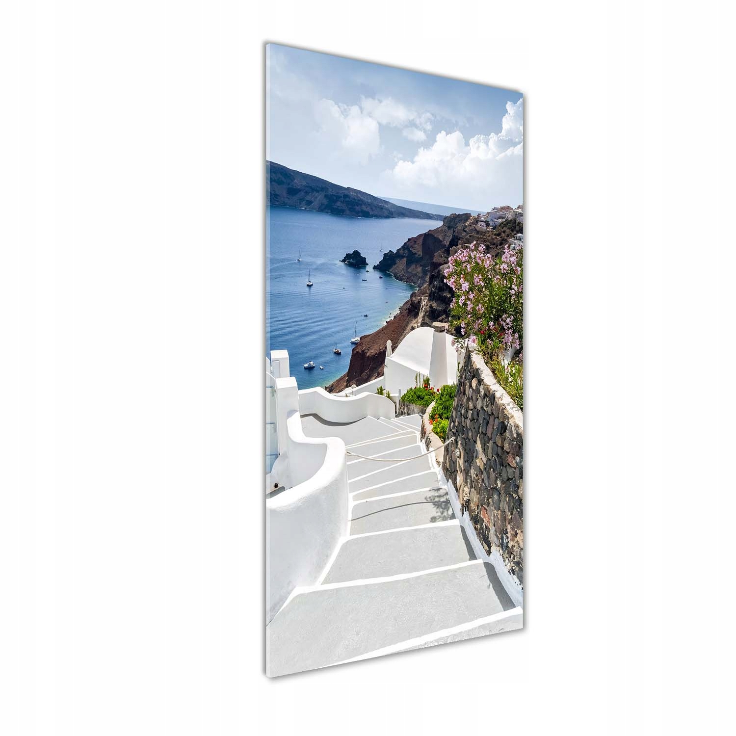 

Foto obraz szkło akrylowe Santorini Grecja 50x125