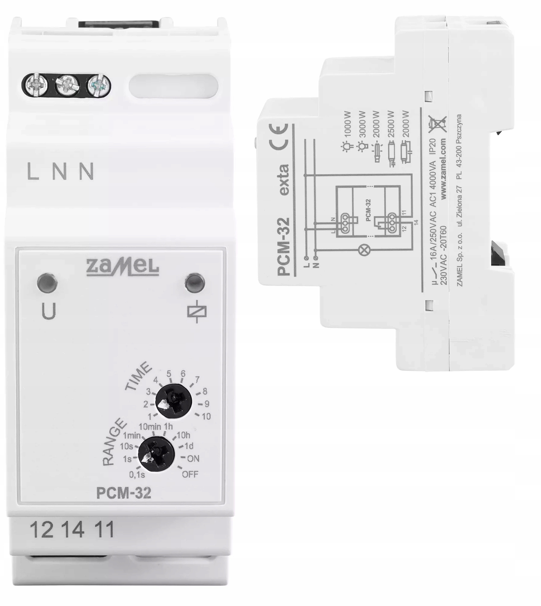 Averzní časový relé spínaný při nulovém napětí a proudu 16 A