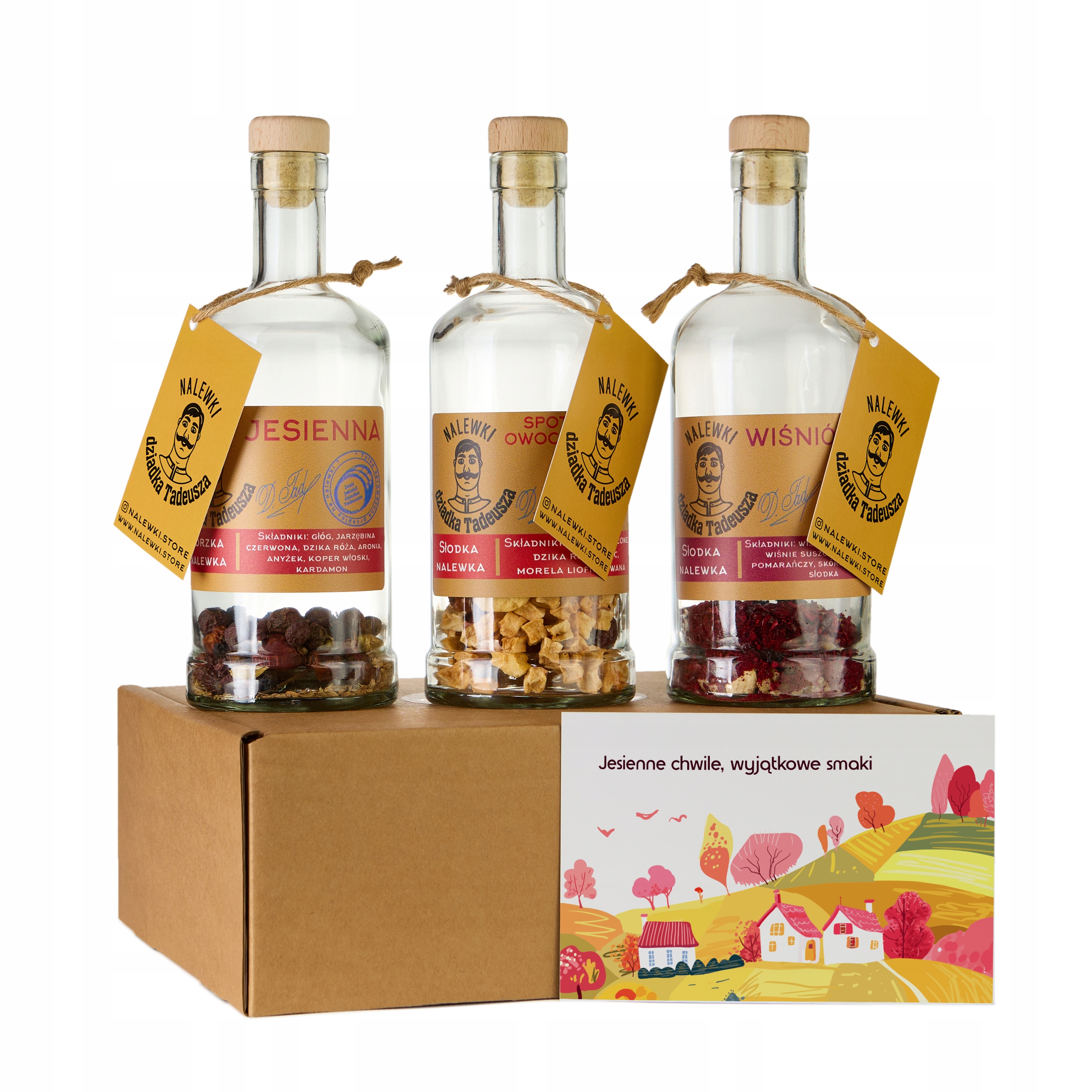 Levně Podzimní sada na domácí tinktury – Chuť, která obklopuje teplem