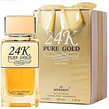 24K PURE GOLD 100ml eau da parfum Morakot