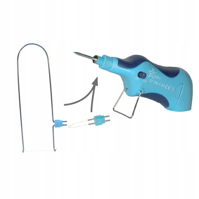 Urządzenie Plug&Start 3w1 Pirograf, lutownica, nóż do styropianu na baterie