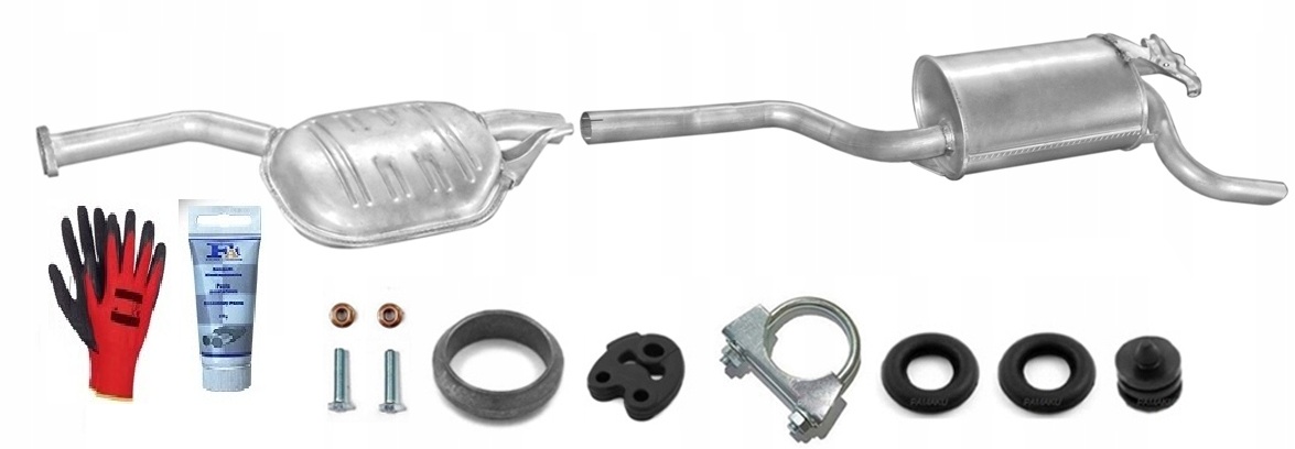 Mercedes W201 190 2.5 Diesel 66kW (1985-7/1993) Tlumič sada bonus