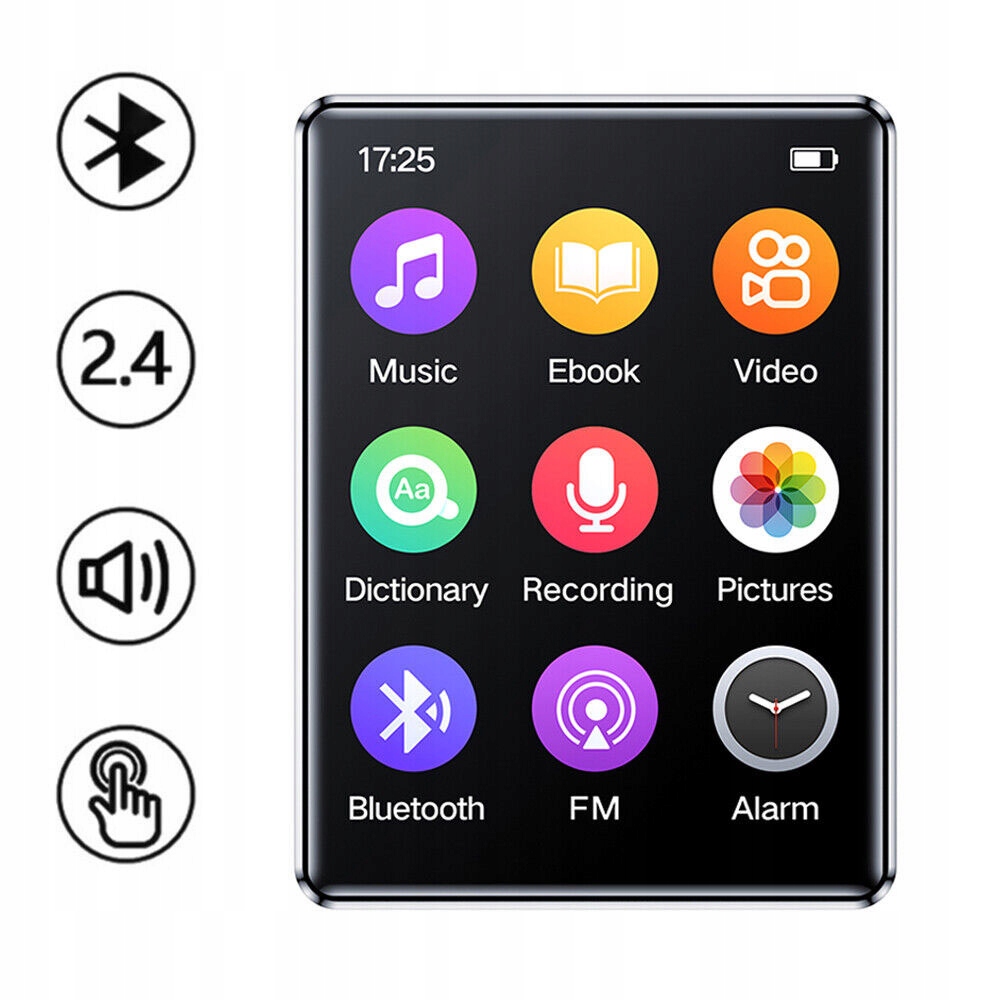 ODTWARZACZ MP3 MP4 BLUETOOTH Z SŁUCHAWKAMI ODTWARZACZ MUZYKI HIFI, RADIO FM Kod producenta Odtwarzacz Muzyczny