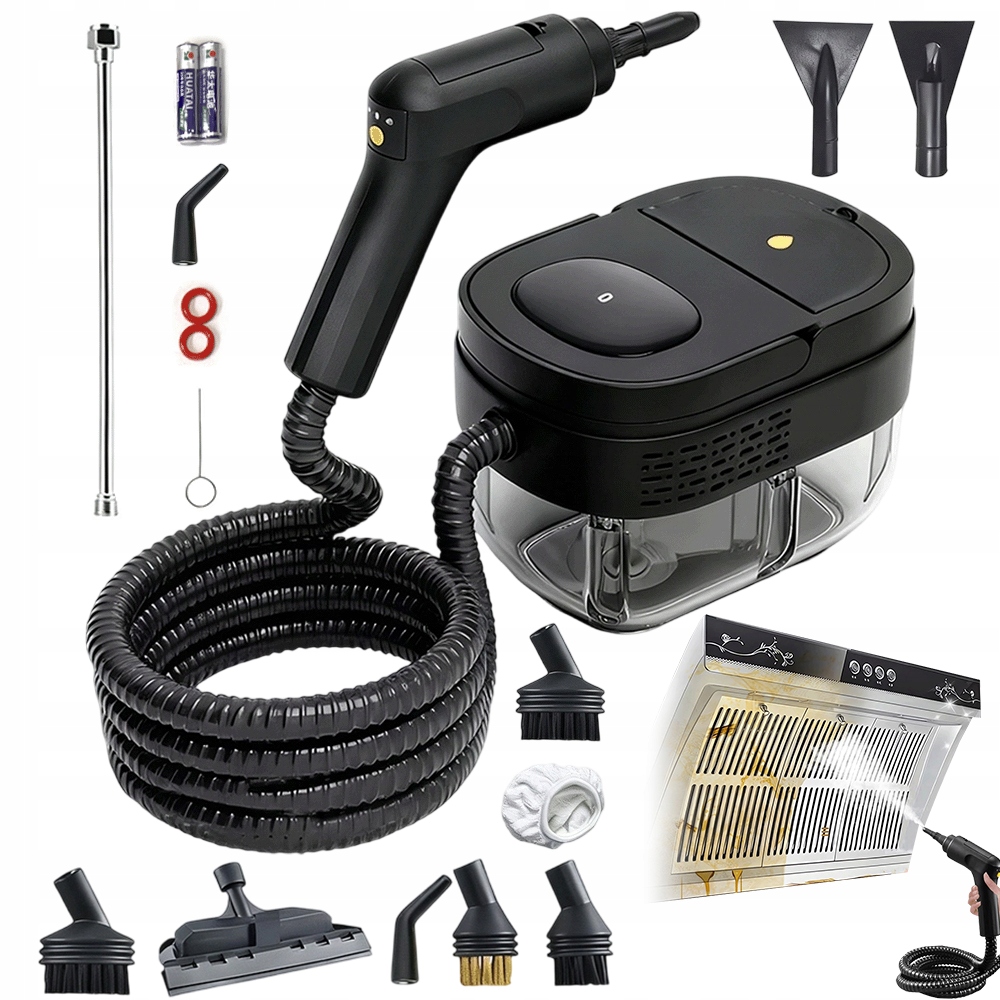 Parný Čistič 2500W 3.0BAR 1600 ML Dielenský Naparovač Pre Autá A Stroje