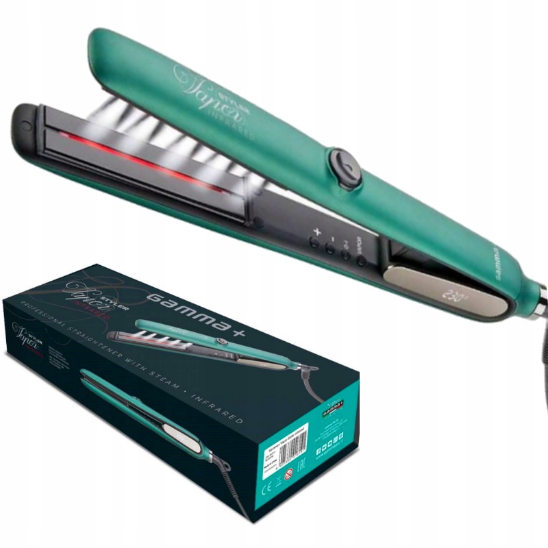 Žehlička Na Vlasy s infračerveným zářením Gamma Piu Vapor Styler