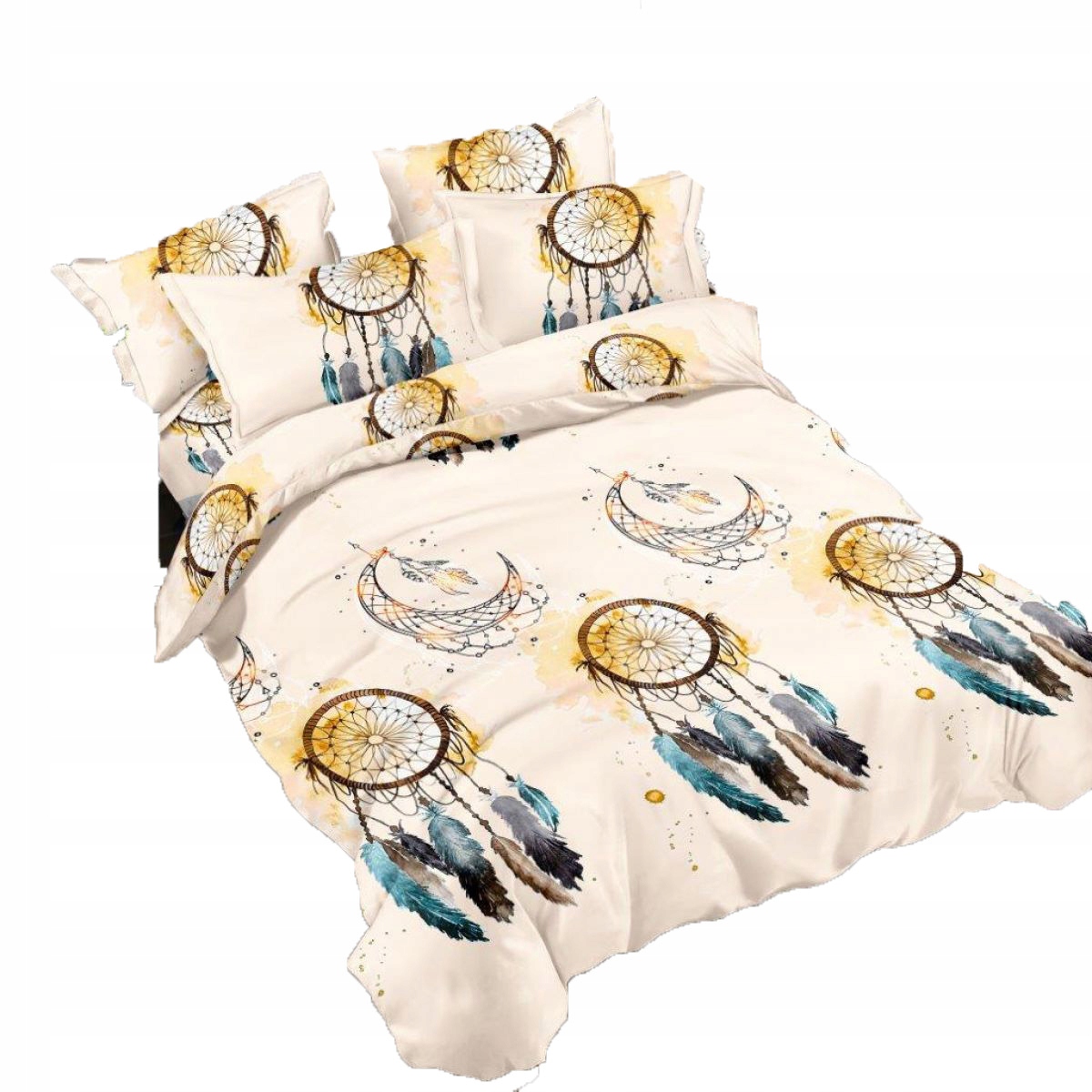 

Pościel 200x220 Satyna Miękka Łapacz Snów