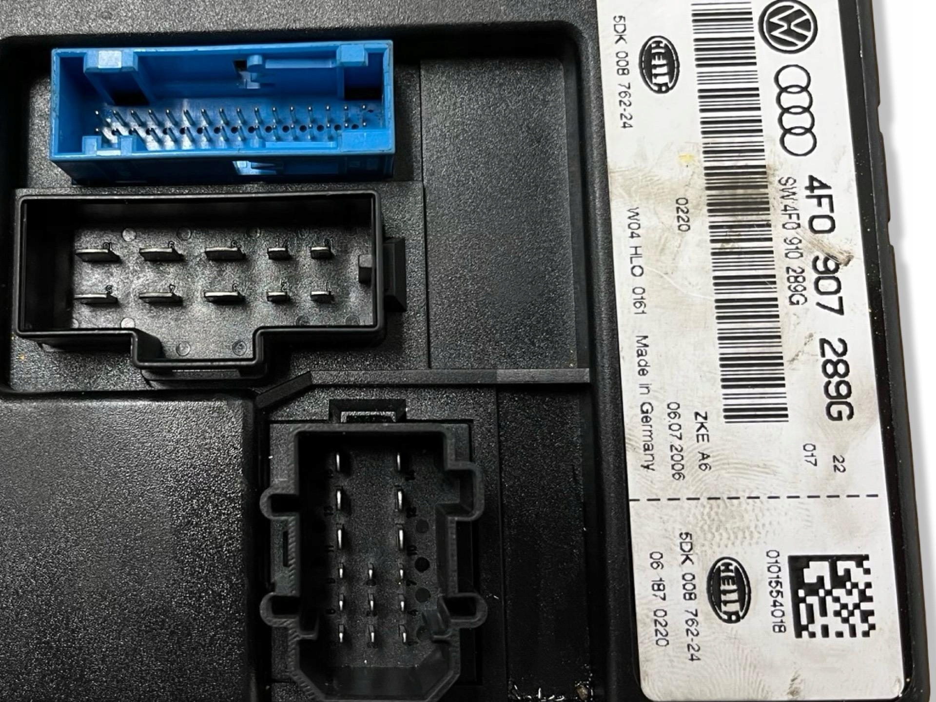 Unité commande confort Audi A6 Allroad C6 2006 4F0907289G