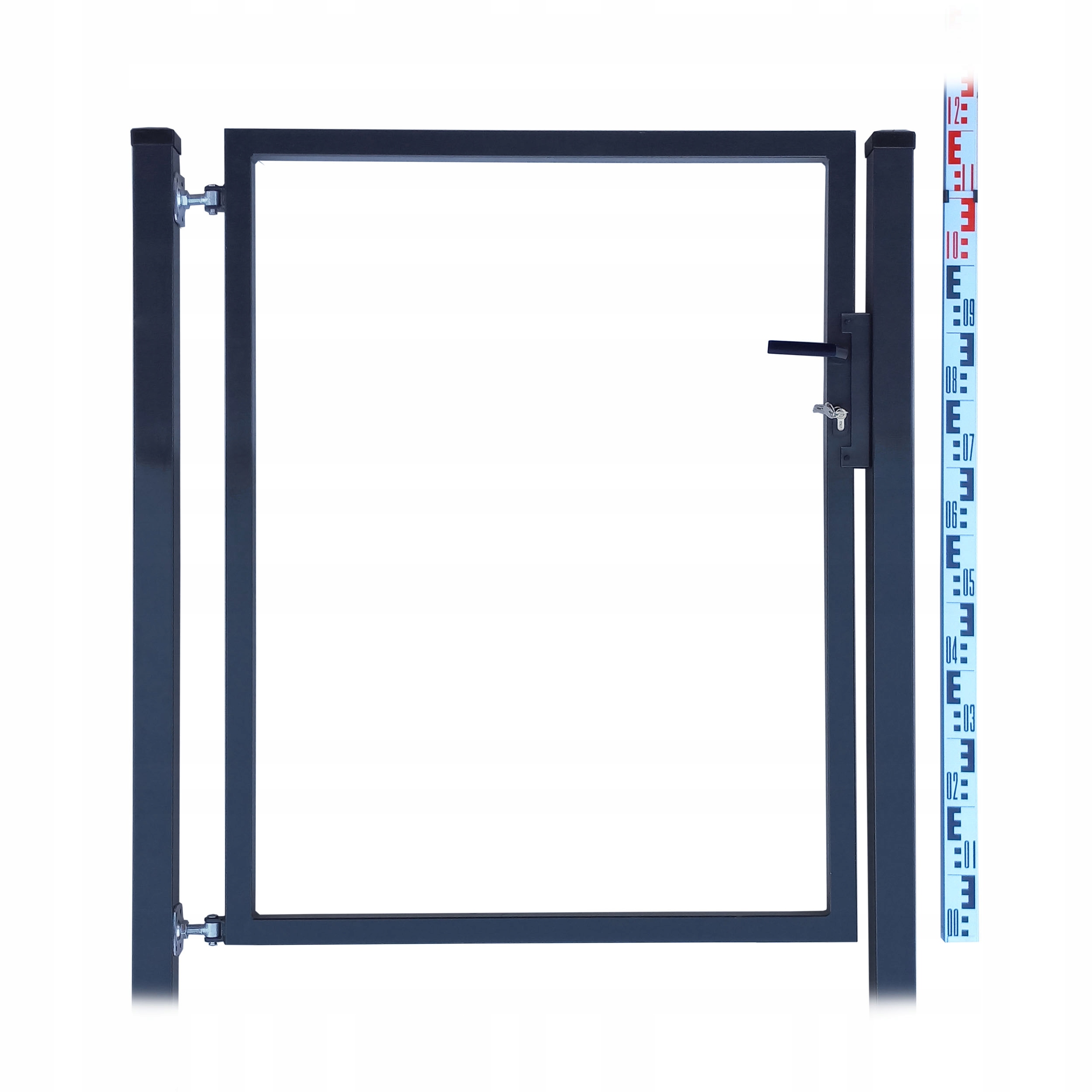 Bránka Rámeček pro štafle a panely 120 cm grafit RAL7016 Sloupky štafle