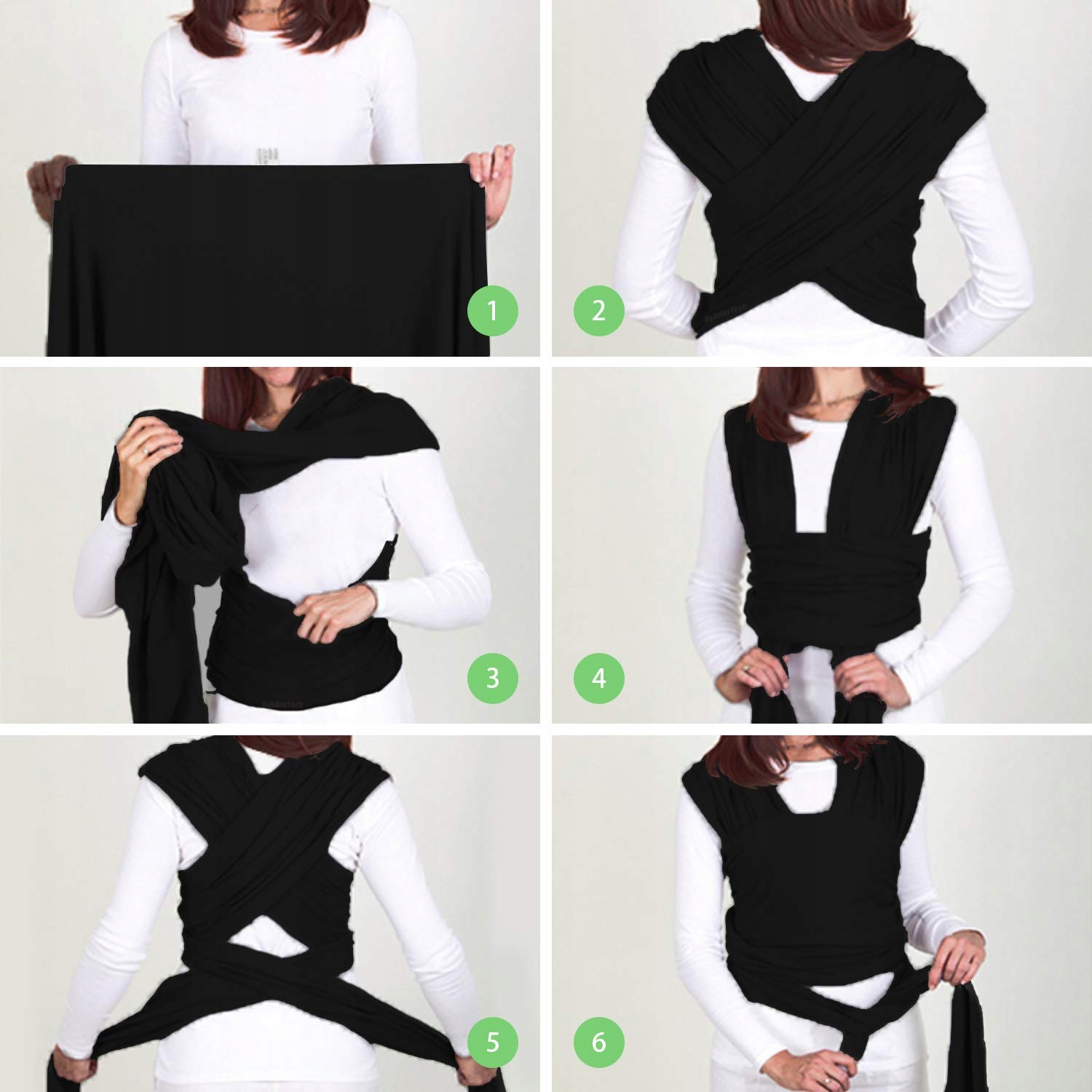 ŁATWA W NOSZENIU CHUSTA DO NOSZENIA DZIECI, CHUSTA DO NOSZENIA NIEMOWLĄT Szerokość produktu 58 cm