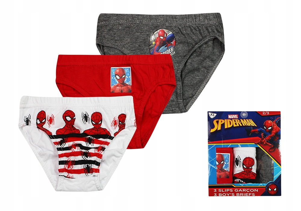 

Spiderman Majtki Slipy Dla Chłopca 3-PAK 4/5LAT