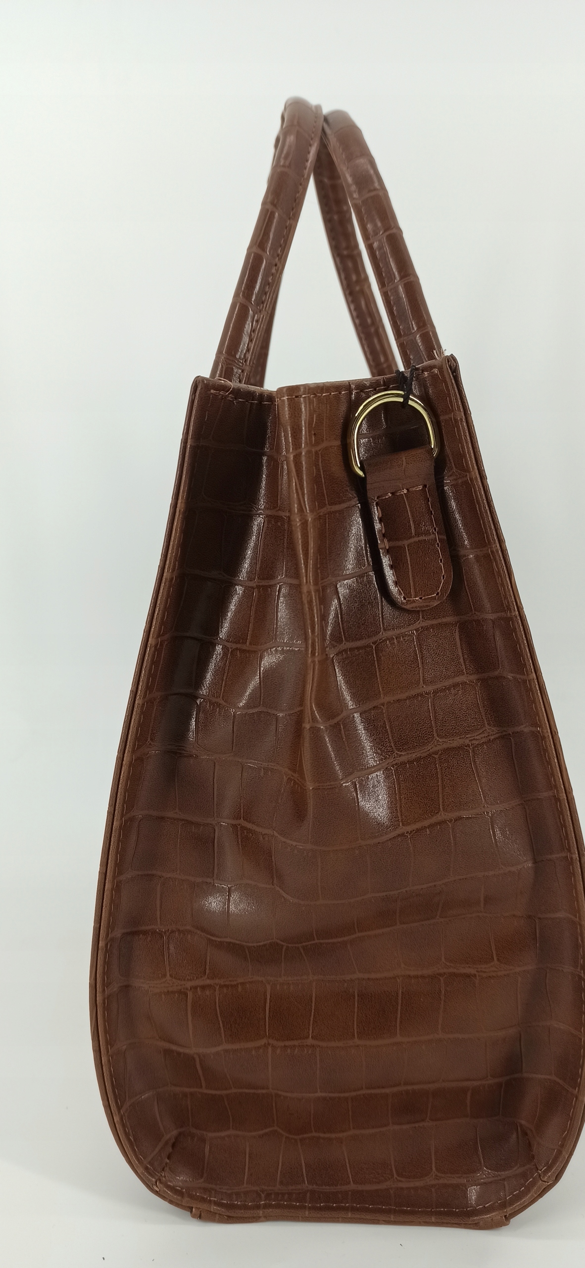 Torebka Laura Biaggi shopper brązowa Kolekcja LB