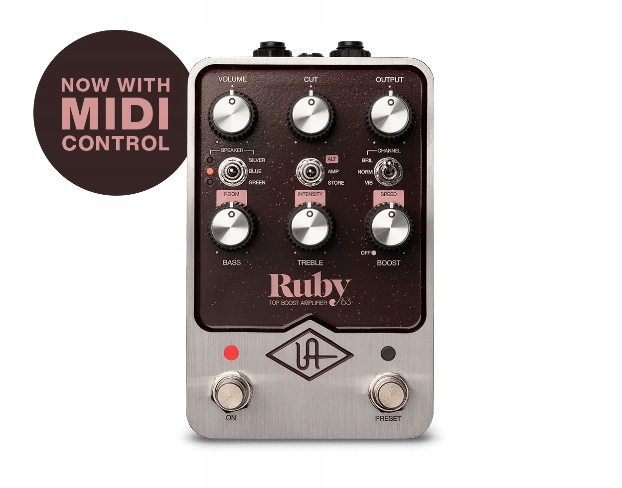 Universal Audio Uafx Ruby '63 Top Boost zesilovač – Kytarový efekt