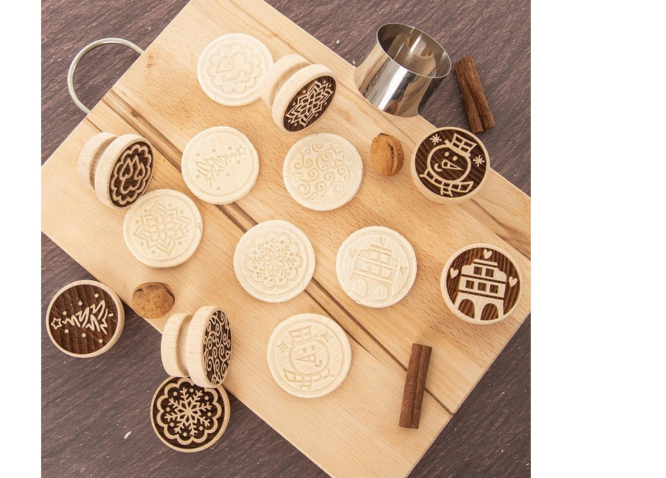 STEMPEL PIECZĄTKA DEKORATOR DO CIASTKA ŚWIĄTECZNE Rodzaj dekoratorów pieczątki / stemple do ciastek