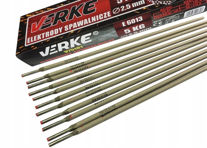 ELEKTRODY SPAWALNICZE 2,5mm 5kg RUTYLOWE RÓŻOWE Kod producenta V75101