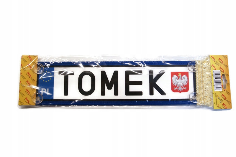 Proporczyk tablica imienna Tomek Tir Bus