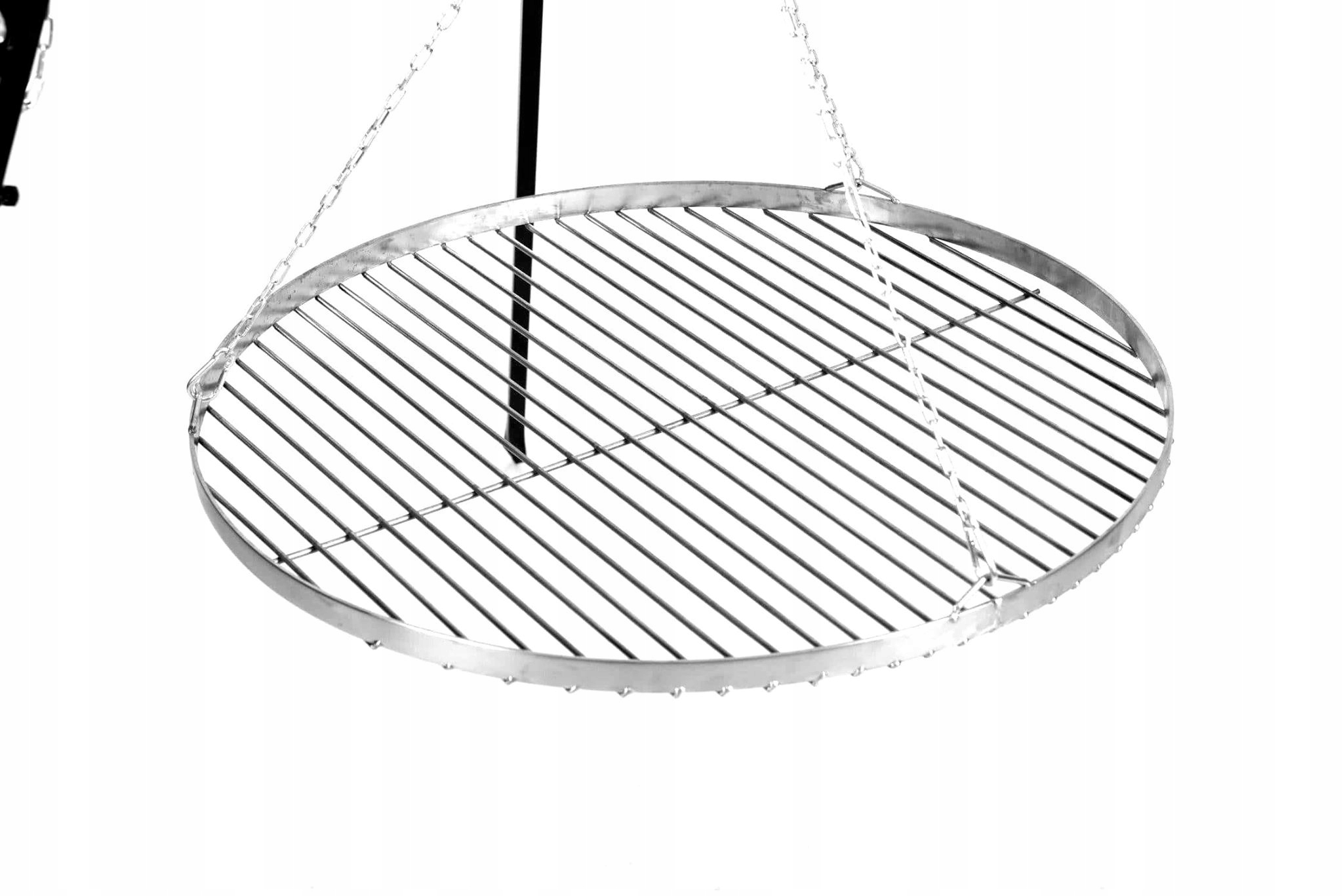 GRILL OGRODOWY TRÓJNÓG RUSZT NIERDZEWNY INOX 60cm Producent NiKmet