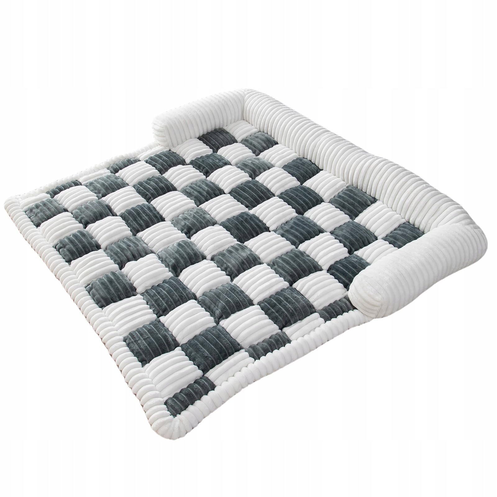 Levně Topchances Pelíšek pro velké psy 90x90x13 cm, modrošedé