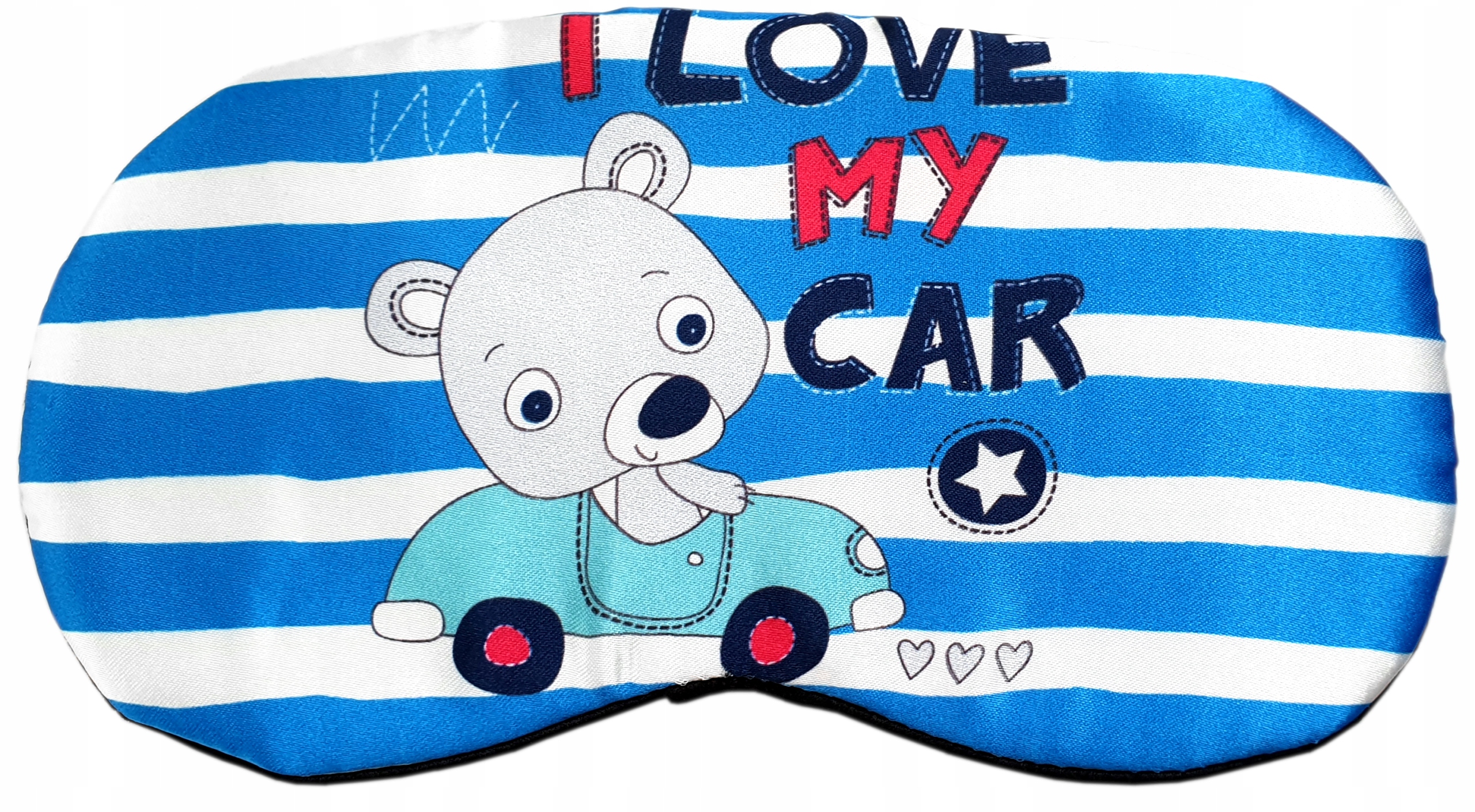 OPASKA NA OCZY DO SPANIA MASKA SATYNA SAMOCHÓD