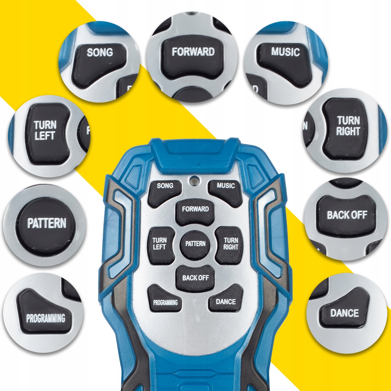 ROBOT ZDALNIE STEROWANY TAŃCZY CHODZI NA PILOTA Marka MalPlay