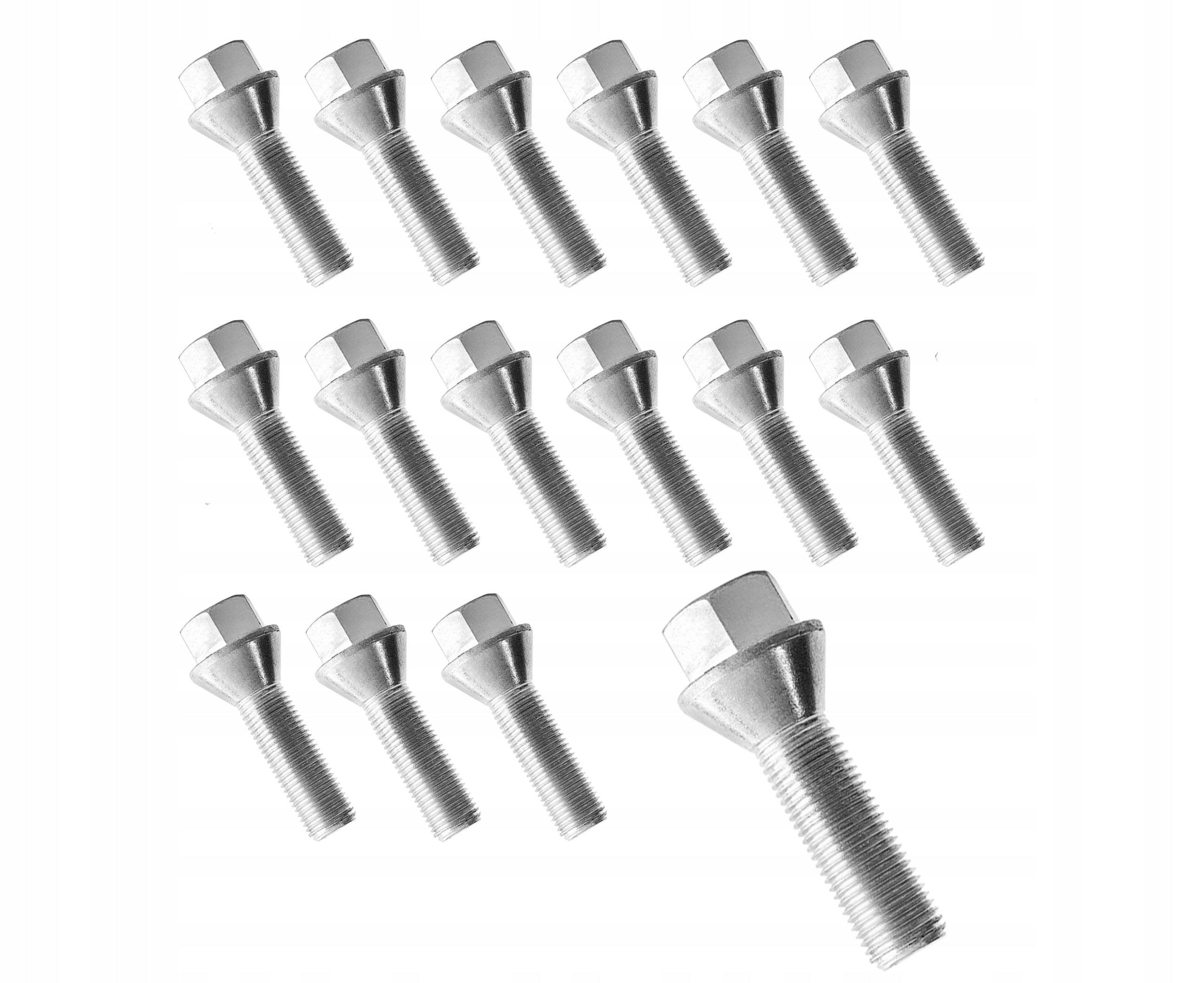 

Śruby Do Kół M12x1,25 35mm klucz 17 Peugeot Fiat