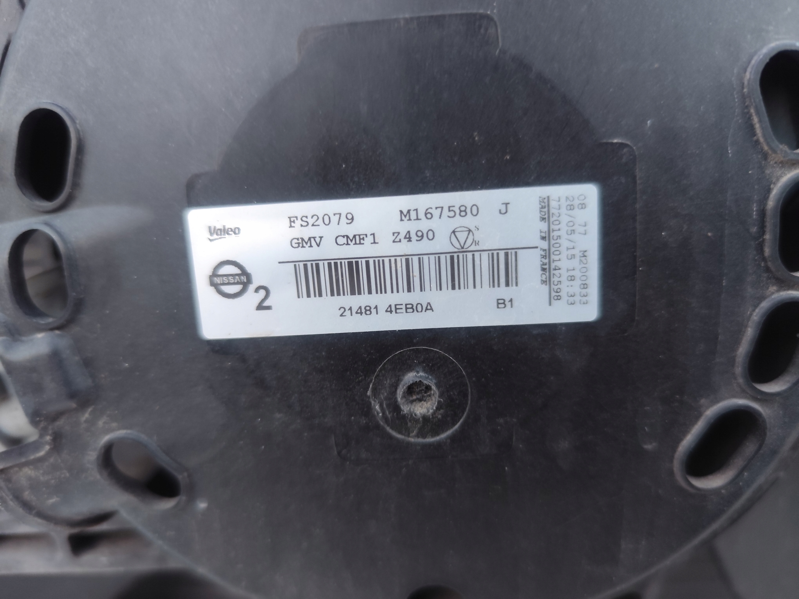 RENAULT KADJAR 1.6 DCI support panel for radiators radiator KOMPLET DEMONTAZ