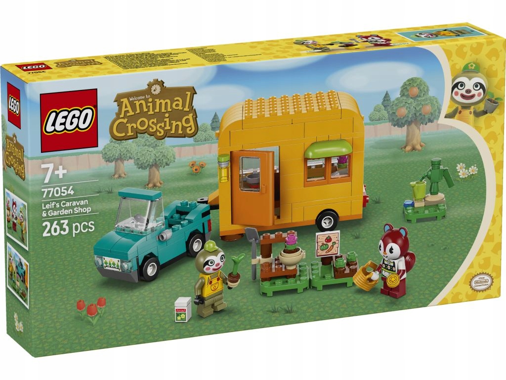 Lego 77054 Animal Crossing Leif a jeho karavan a zahradnický obchod