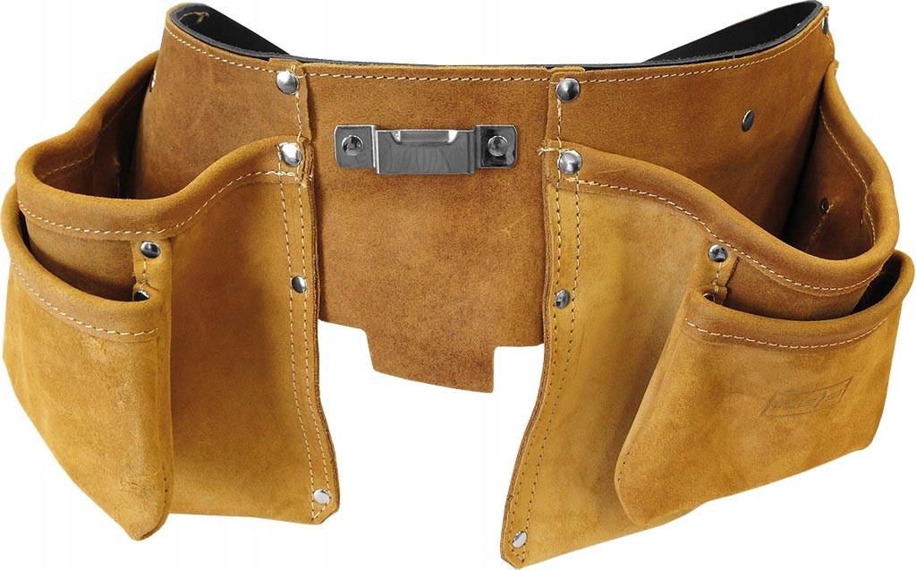 Skórzany Pas Ciesielski Monterski Dekarski ze skóry Profesjonalny Podwójny