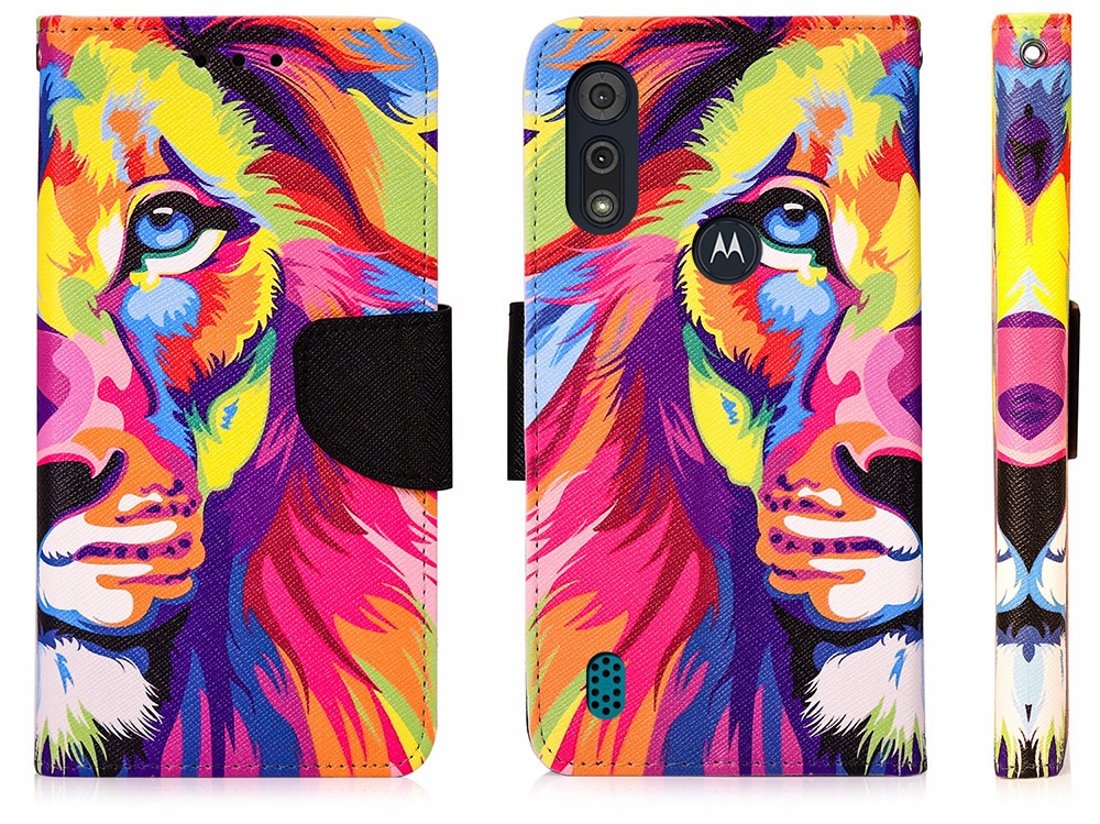 

Etui Portfel Artcase Do Motorola Moto E6S Szkło