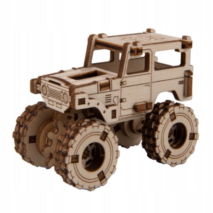 

Wooden City Monster Truck 5 Puzzle 3D Model
