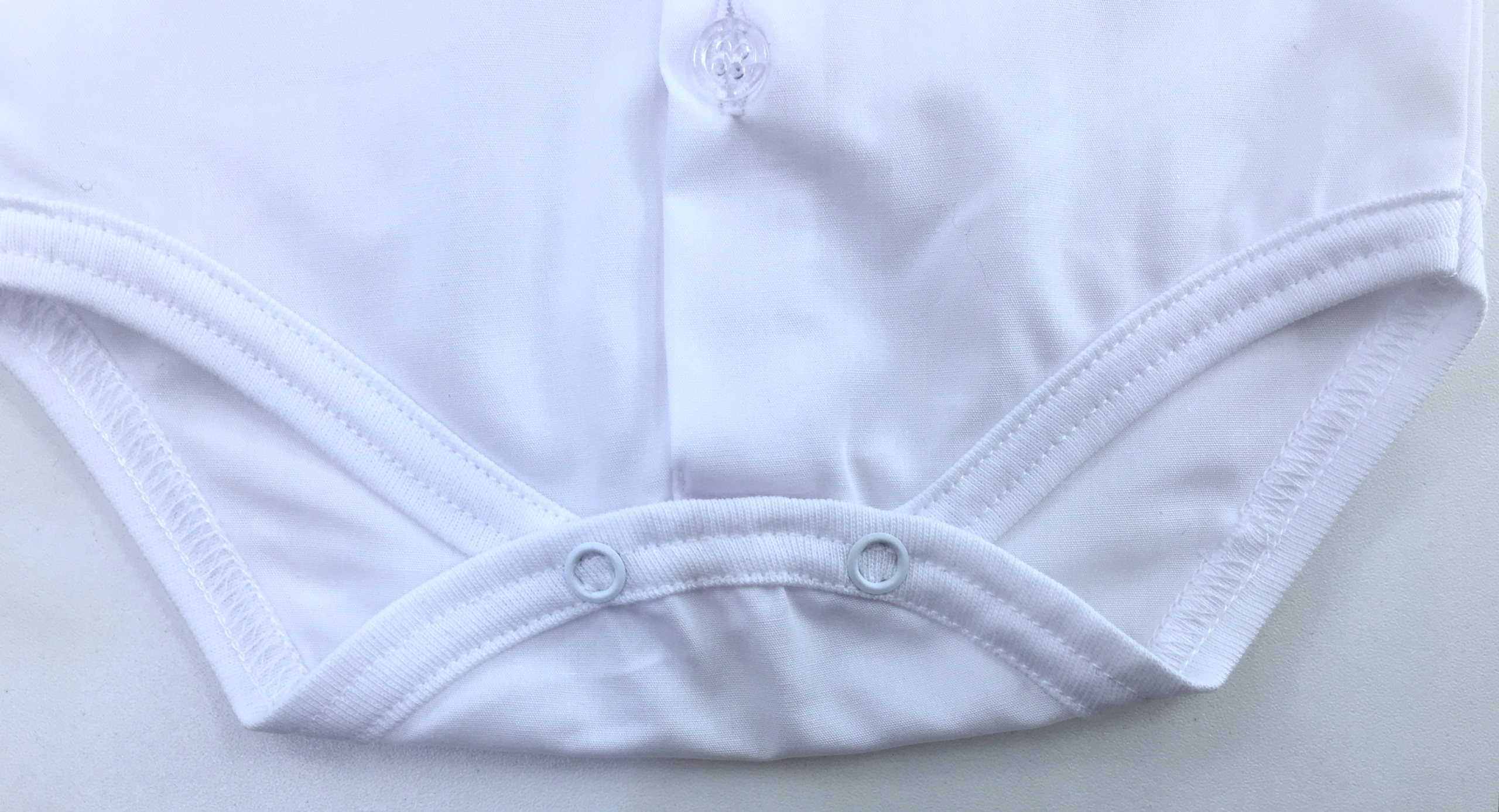 KOSZULOBODY białe wizytowe + brązowa MUCHA 62 cm koszula z długimi rękawami Marka Dominga